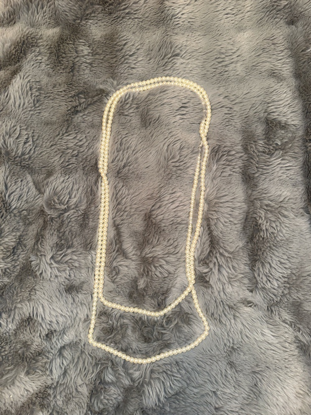Classic Cream Fake Pearl Beaded Necklace